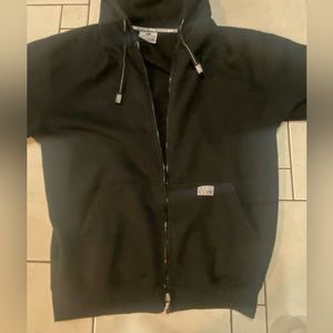 Black pro club zip up